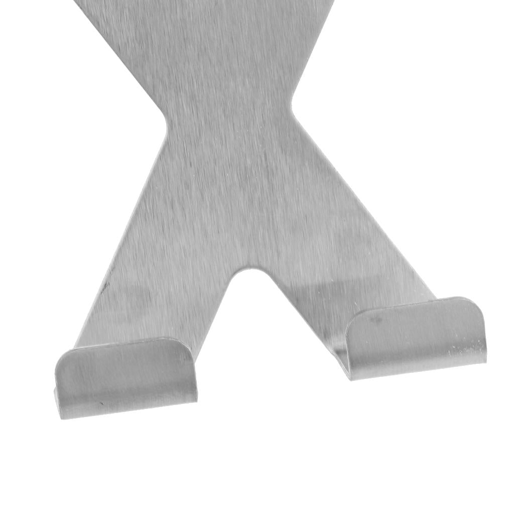 Over The Door Hooks Stainless Steel Metal Hanger for Towel Coat Robe X Shape