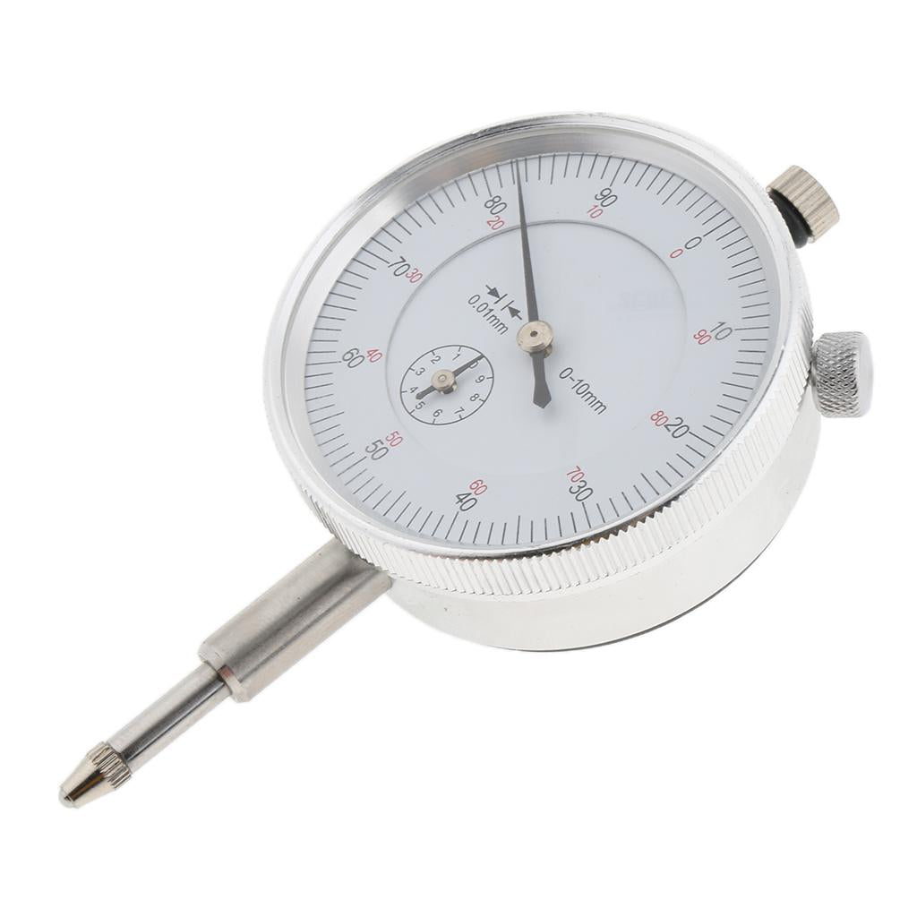 Precise Dial Test Indicator Gauge Lug Back Pointer Metric 0-10mm 0.01mm