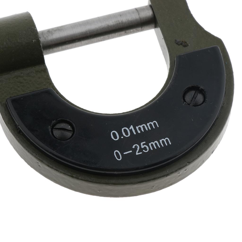0-25mm/1inch Outside Micrometer Caliper Precision Gauge Vernier Caliper