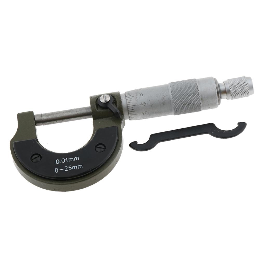 0-25mm/1inch Outside Micrometer Caliper Precision Gauge Vernier Caliper