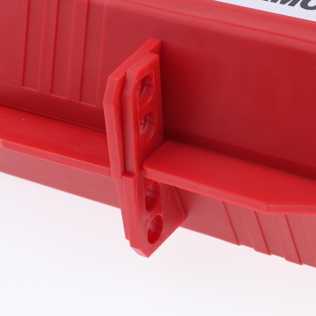 Electrical Large Plug Lockout Tagout Box Lock Device, Accommodates 2-4 padlocks which shackles of up to 7mm/0.28inch outside diameter