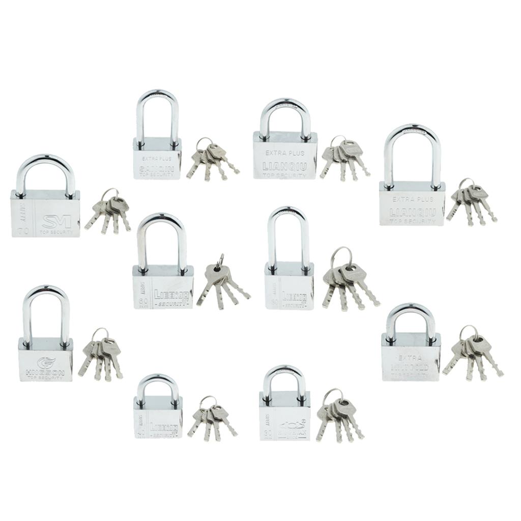 Metal Safety Security Lockout Padlock Lock Keyed Long Short Shackle 40x60mm