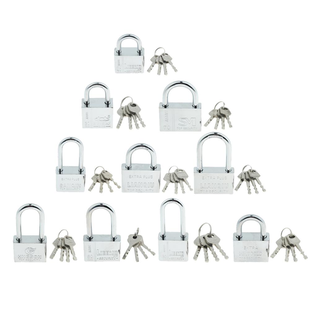 Metal Safety Security Lockout Padlock Lock Keyed Long Short Shackle 40x60mm