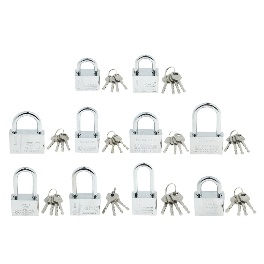 Metal Safety Security Lockout Padlock Lock Keyed Long Short Shackle 40x60mm