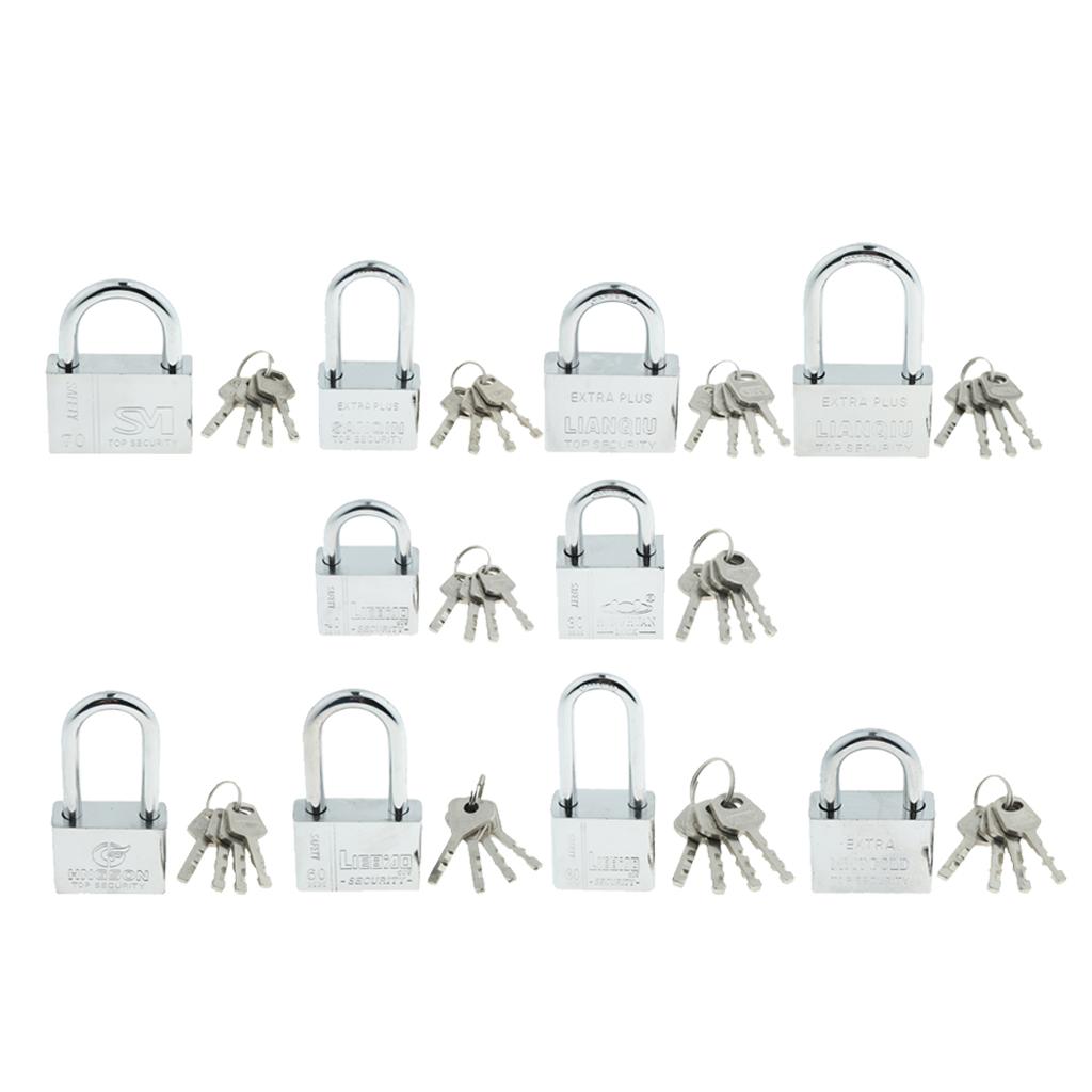 Metal Safety Security Lockout Padlock Lock Keyed Long Short Shackle 40x60mm