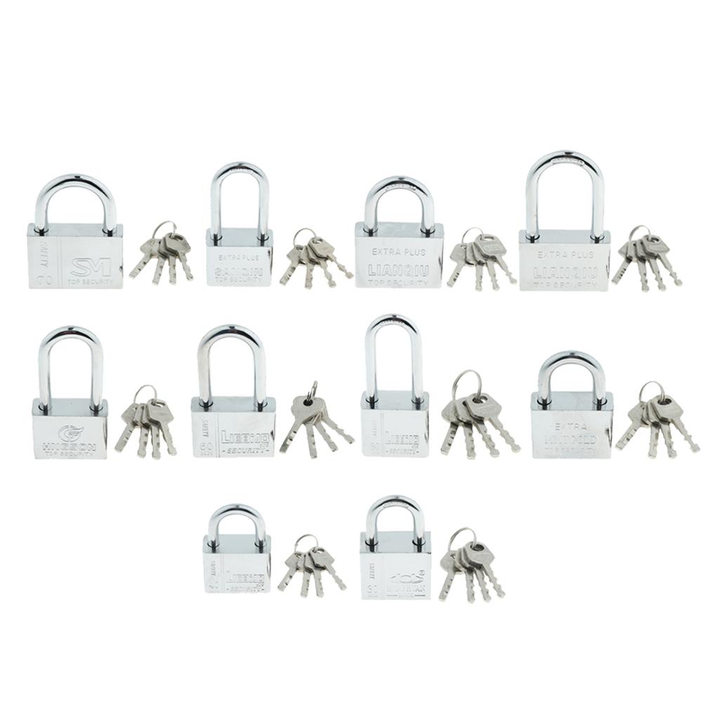 Metal Safety Security Lockout Padlock Lock Keyed Long Short Shackle 40x60mm