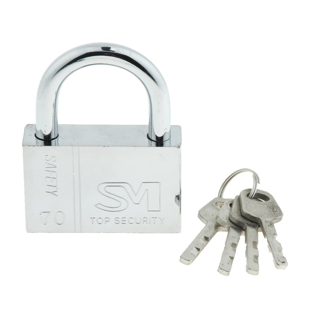 Metal Safety Security Lockout Padlock Lock Keyed Long Short Shackle 70x90mm