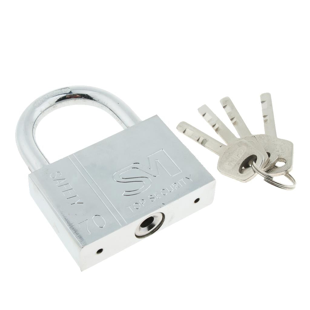 Metal Safety Security Lockout Padlock Lock Keyed Long Short Shackle 70x90mm