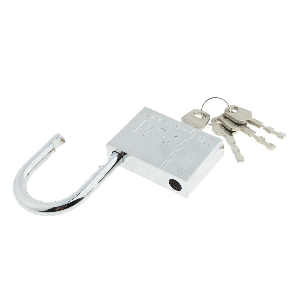 Metal Safety Security Lockout Padlock Lock Keyed Long Short Shackle 70x90mm