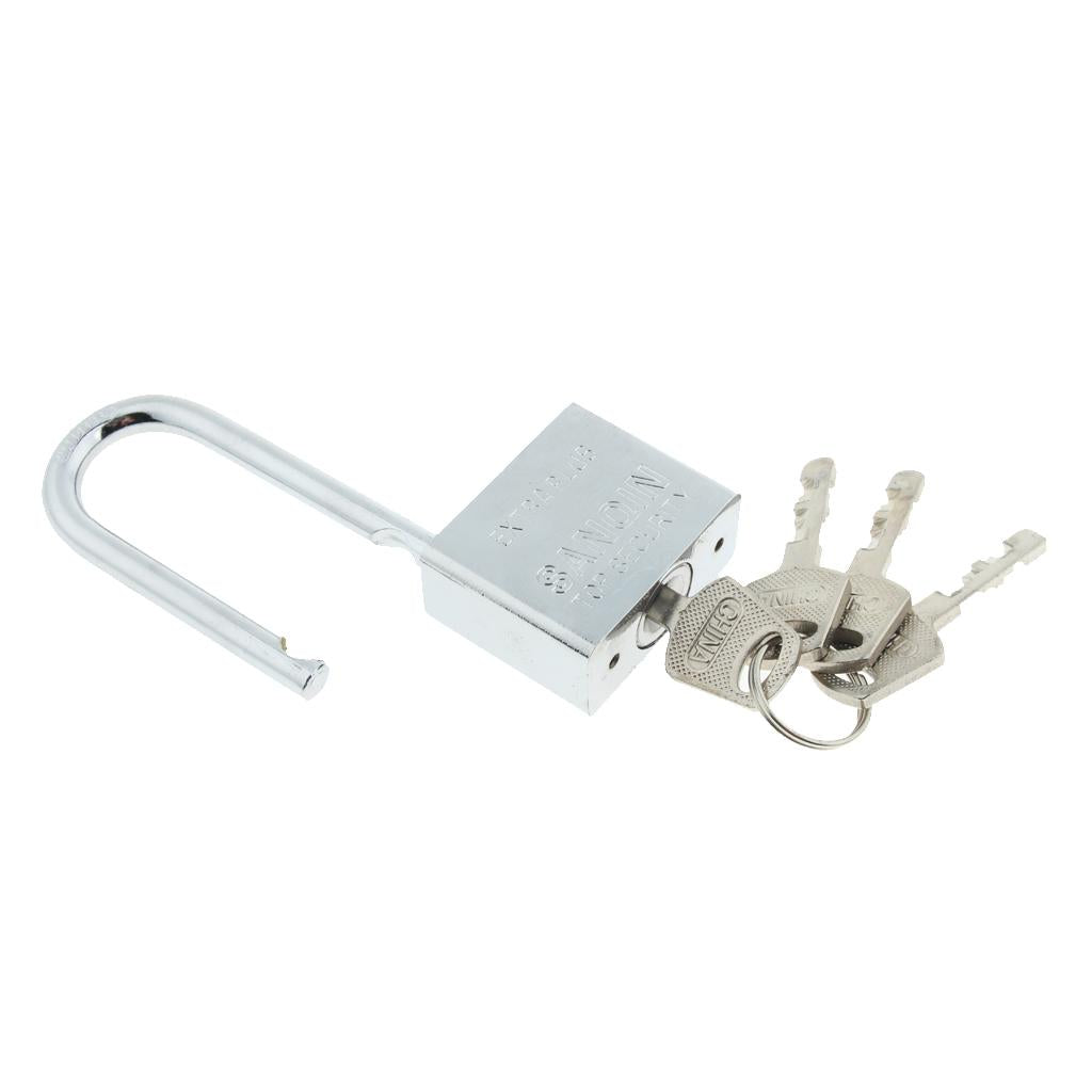 Metal Safety Security Lockout Padlock Lock Keyed Long Short Shackle 40x85mm