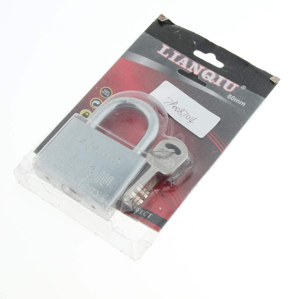 Metal Safety Security Lockout Padlock Lock Keyed Long Short Shackle 60x80mm