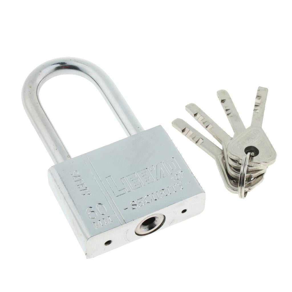 Metal Safety Security Lockout Padlock Lock Keyed Long Short Shackle 60x103mm