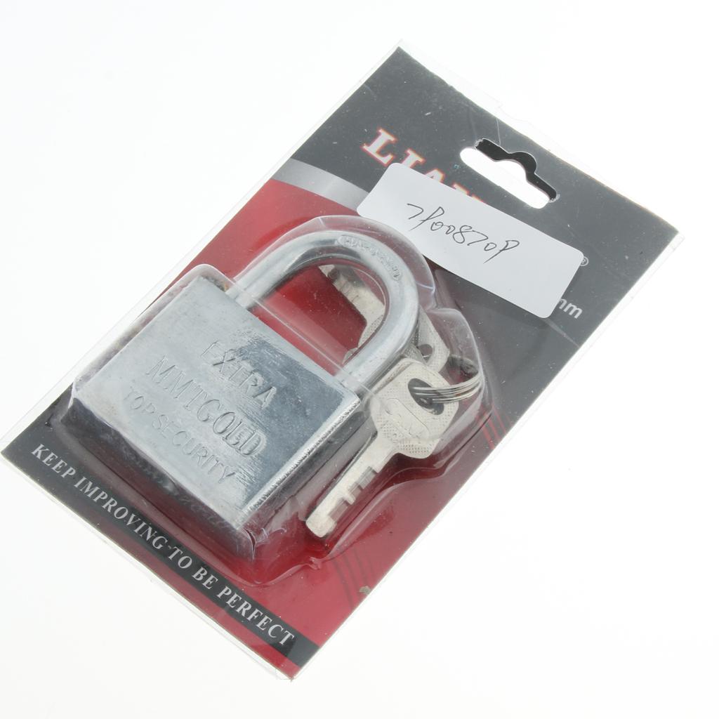 Metal Safety Security Lockout Padlock Lock Keyed Long Short Shackle 50x72mm