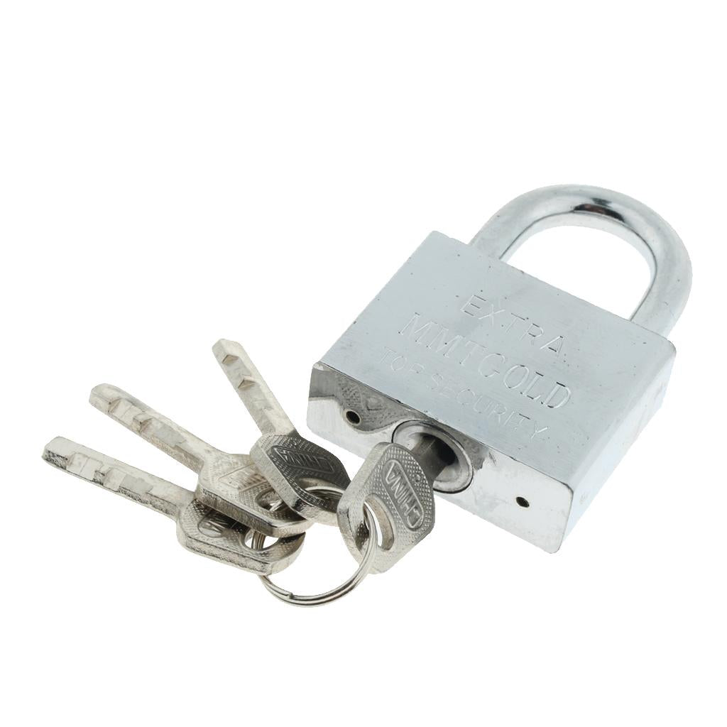 Metal Safety Security Lockout Padlock Lock Keyed Long Short Shackle 50x72mm