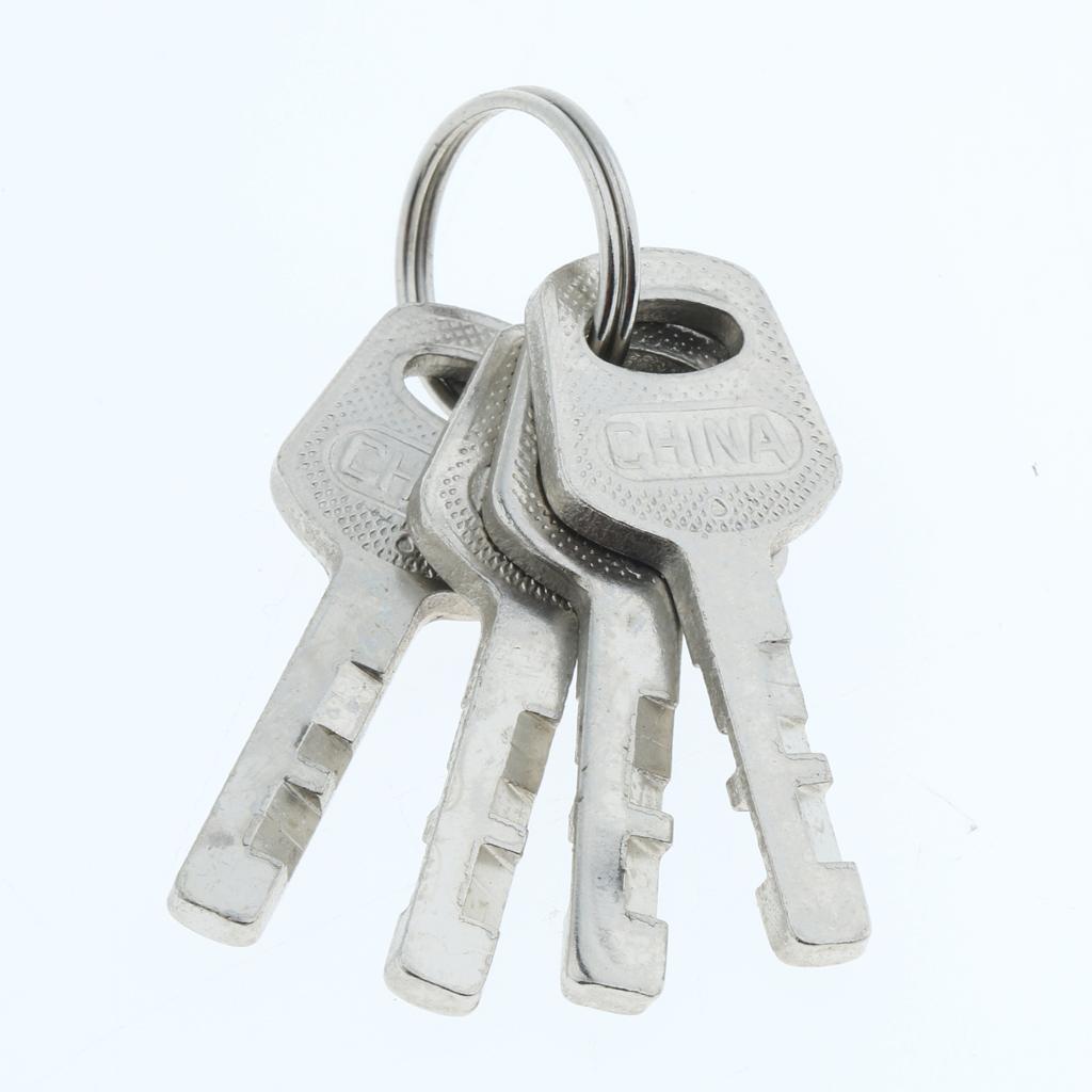 Metal Safety Security Lockout Padlock Lock Keyed Long Short Shackle 50x72mm