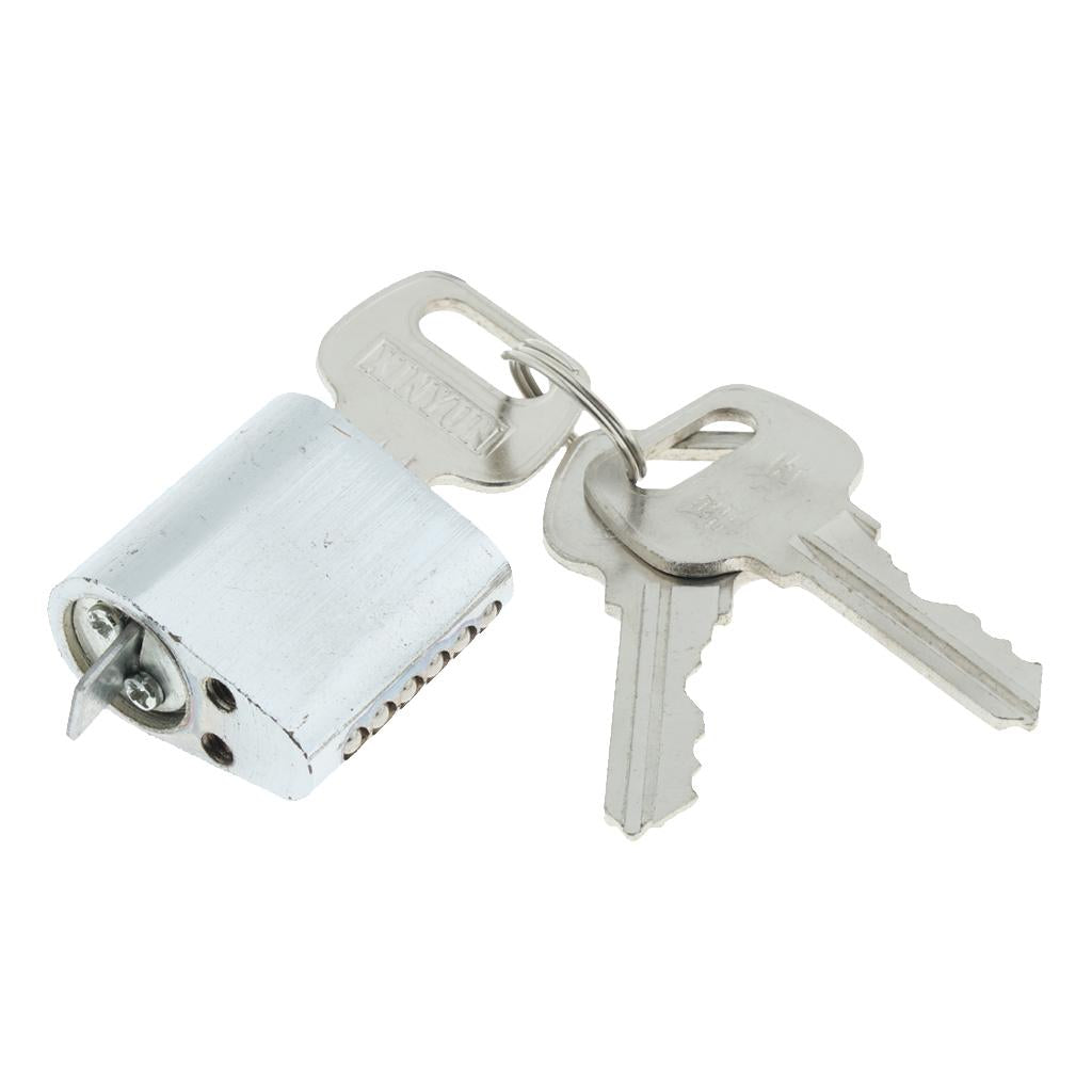 Oval Profile Door Lock Cylinder for Safety Fire Exit Doors Aluminum Cylinder