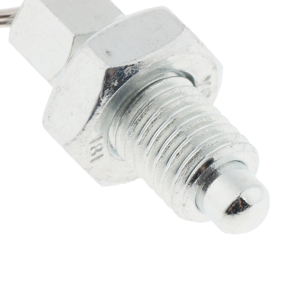 Galvanised Carbon Steel Non Lock-Out Indexing Plunger with Pull Ring M12