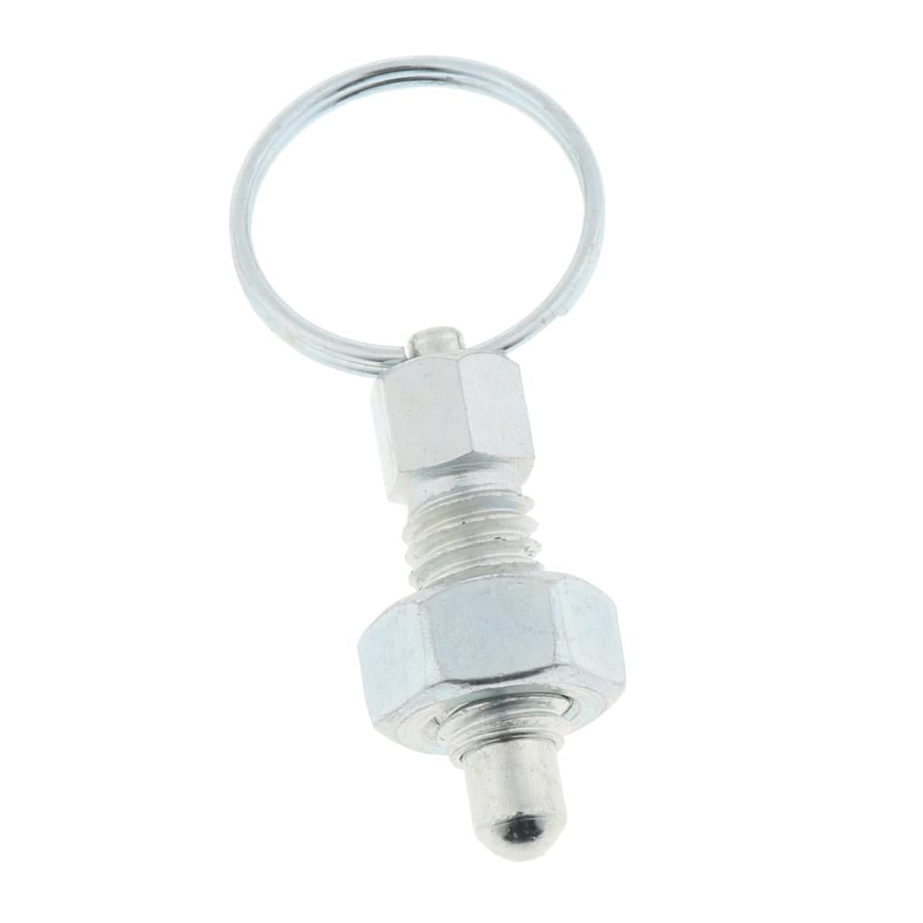 Galvanised Carbon Steel Non Lock-Out Indexing Plunger with Pull Ring M6