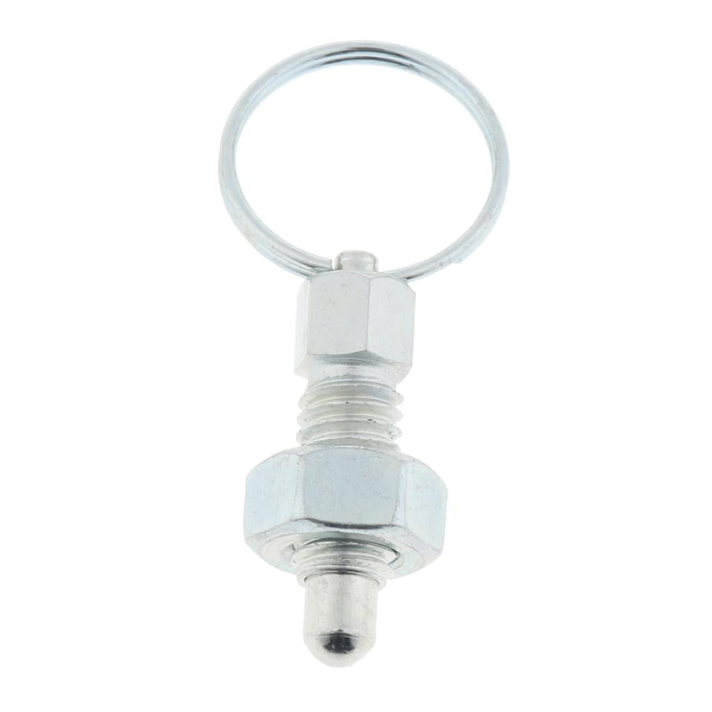 Galvanised Carbon Steel Non Lock-Out Indexing Plunger with Pull Ring M6