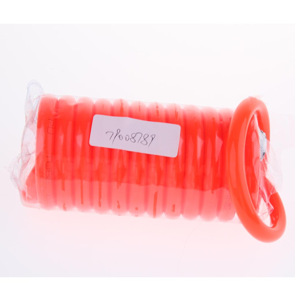 Retractable PU Recoil Air Hose Spring Tube Compressor 3Meter with Joint
