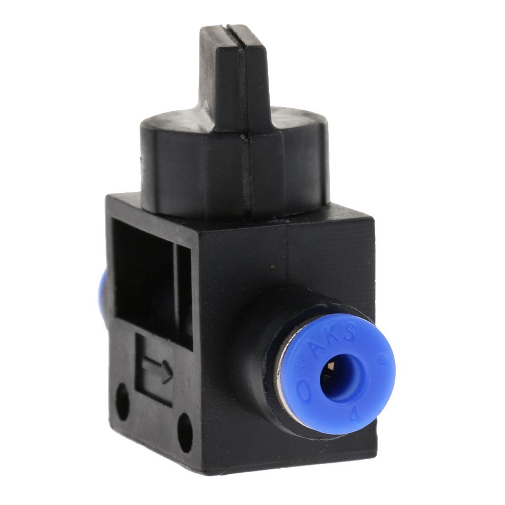 Pneumatic Tee Connector Push In Fitting Air/Water Hose Tube 4mm Fitting Size