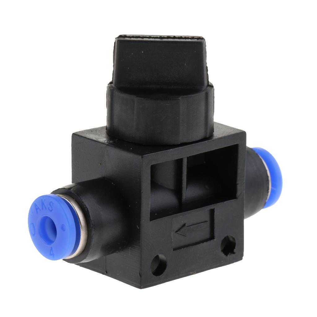 Pneumatic Tee Connector Push In Fitting Air/Water Hose Tube 4mm Fitting Size