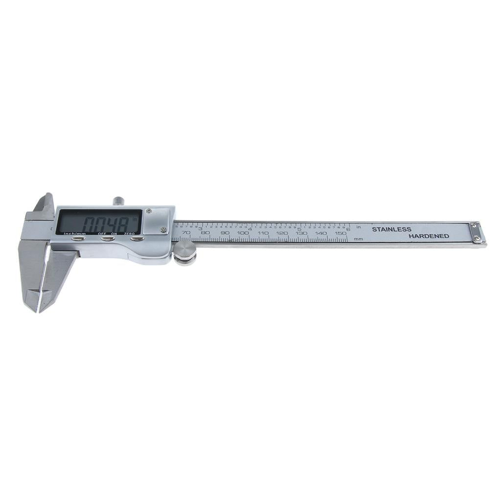 Electronic Digital Vernier Caliper Inch/Metric Conversion 0-150mm /6''