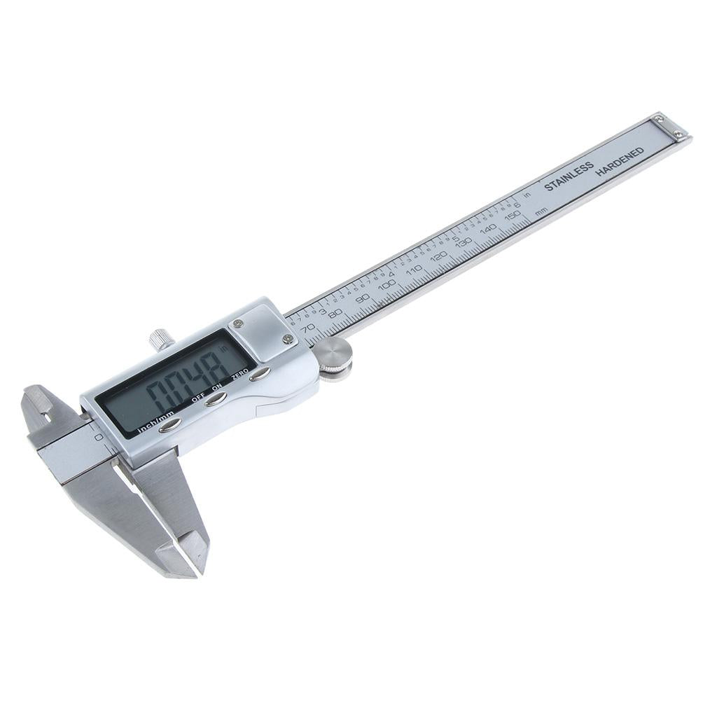 Electronic Digital Vernier Caliper Inch/Metric Conversion 0-150mm /6''