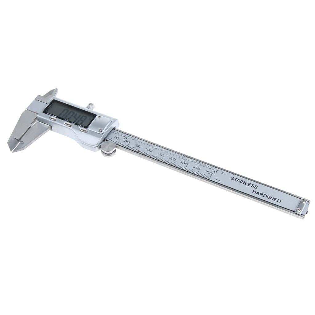 Electronic Digital Vernier Caliper Inch/Metric Conversion 0-150mm /6''