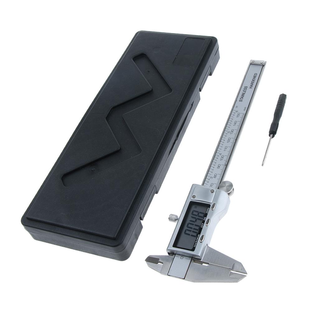 Electronic Digital Vernier Caliper Inch/Metric Conversion 0-150mm /6''