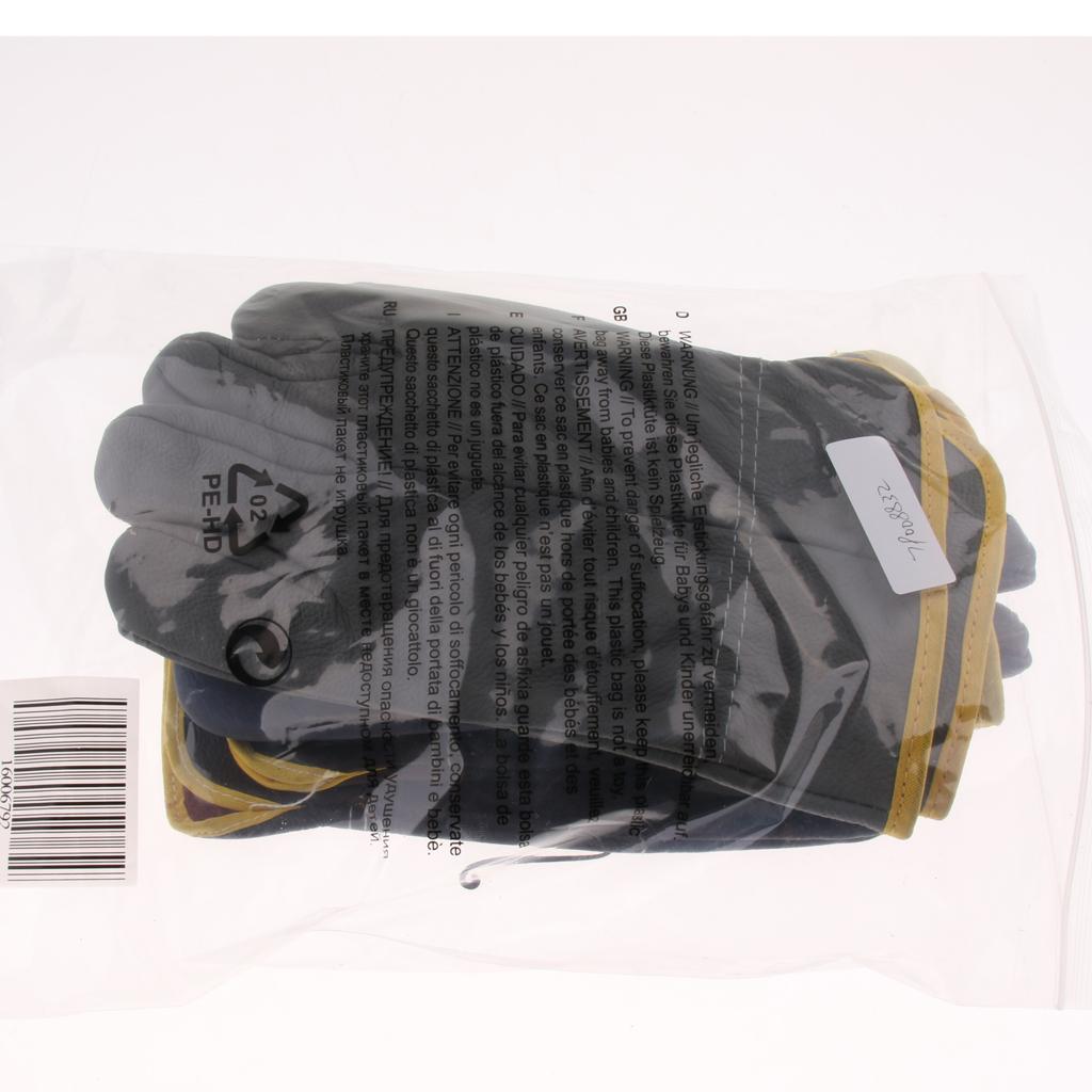 1Pair Welding Gloves Cowhide Work Safety Gauntlets 10''