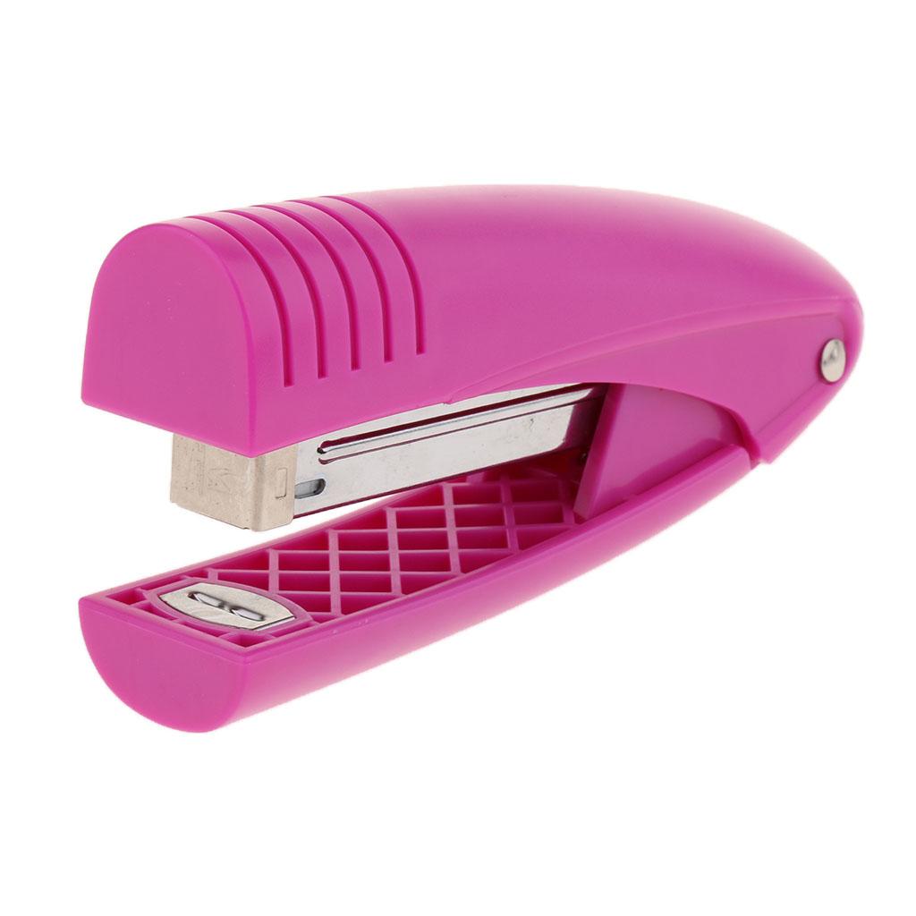 Standard Stapler 20 Sheet Capacity, Using standard 12# staples; comes with a staple remover on its behind, Random Color