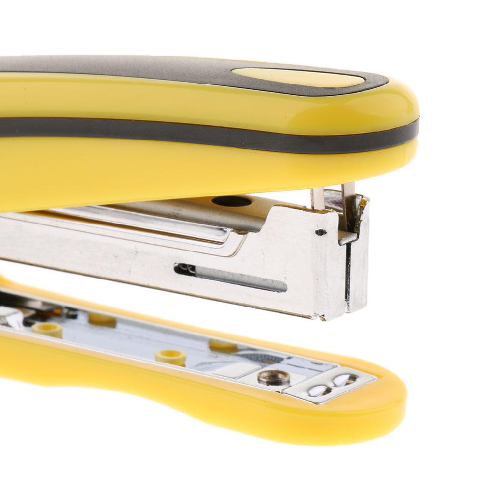 Standard Stapler 20 Sheet Capacity, Using standard 10# staples; comes with a staple remover on its behind, Random Color