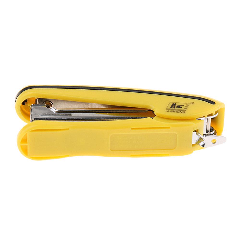 Standard Stapler 20 Sheet Capacity, Using standard 10# staples; comes with a staple remover on its behind, Random Color