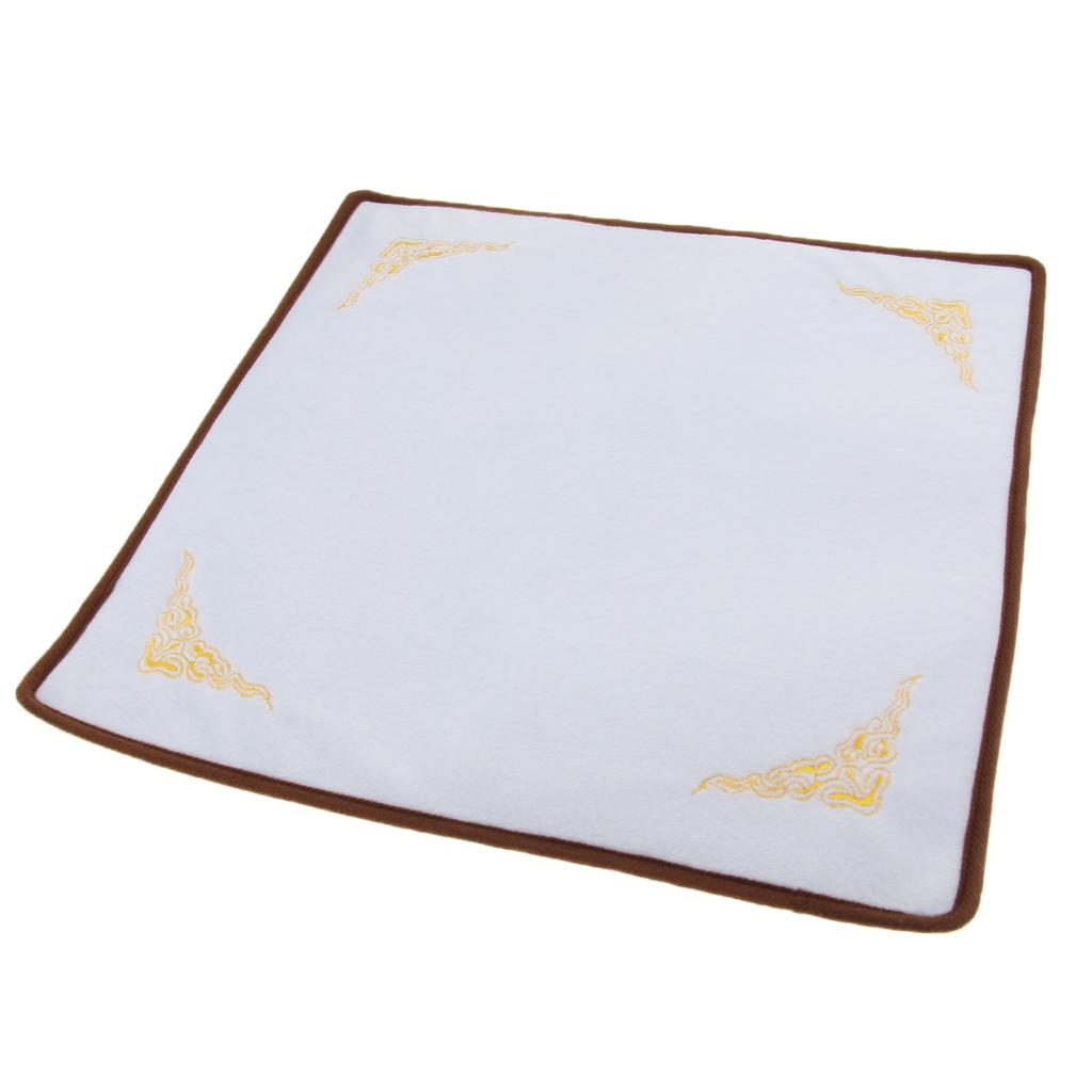 Two-sided Jewelry Counter Mat Pad Necklace Bracelet Display Cloth 40x40cm