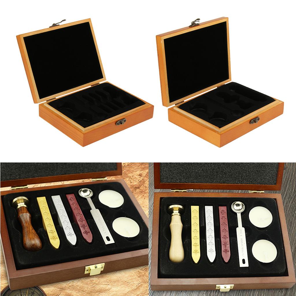 Storage Box for Sealing Wax Sticks Seal Spoon Stamp Starter Gift Kit Set