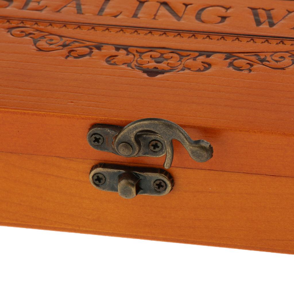 Storage Box for Sealing Wax Sticks Seal Spoon Stamp Starter Gift Kit Set