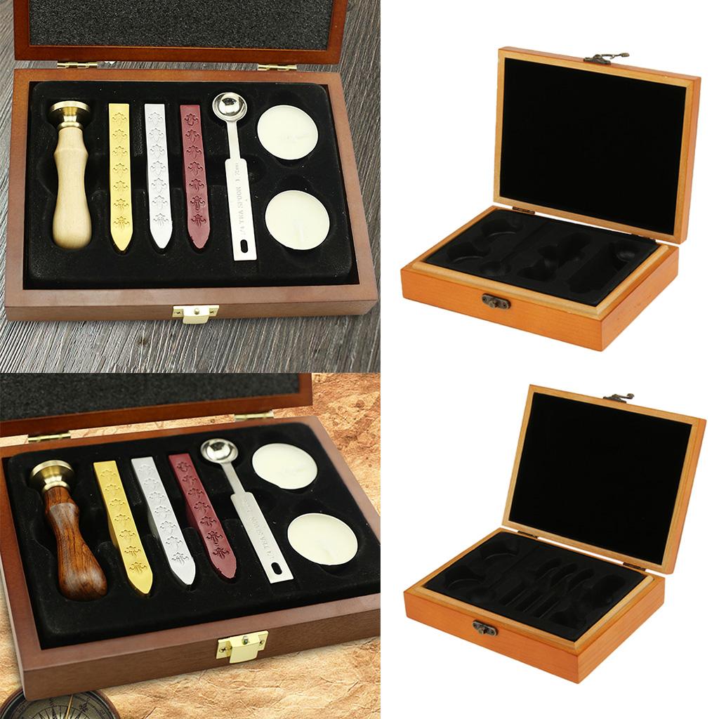 Storage Box for Sealing Wax Sticks Seal Spoon Stamp Starter Gift Kit Set