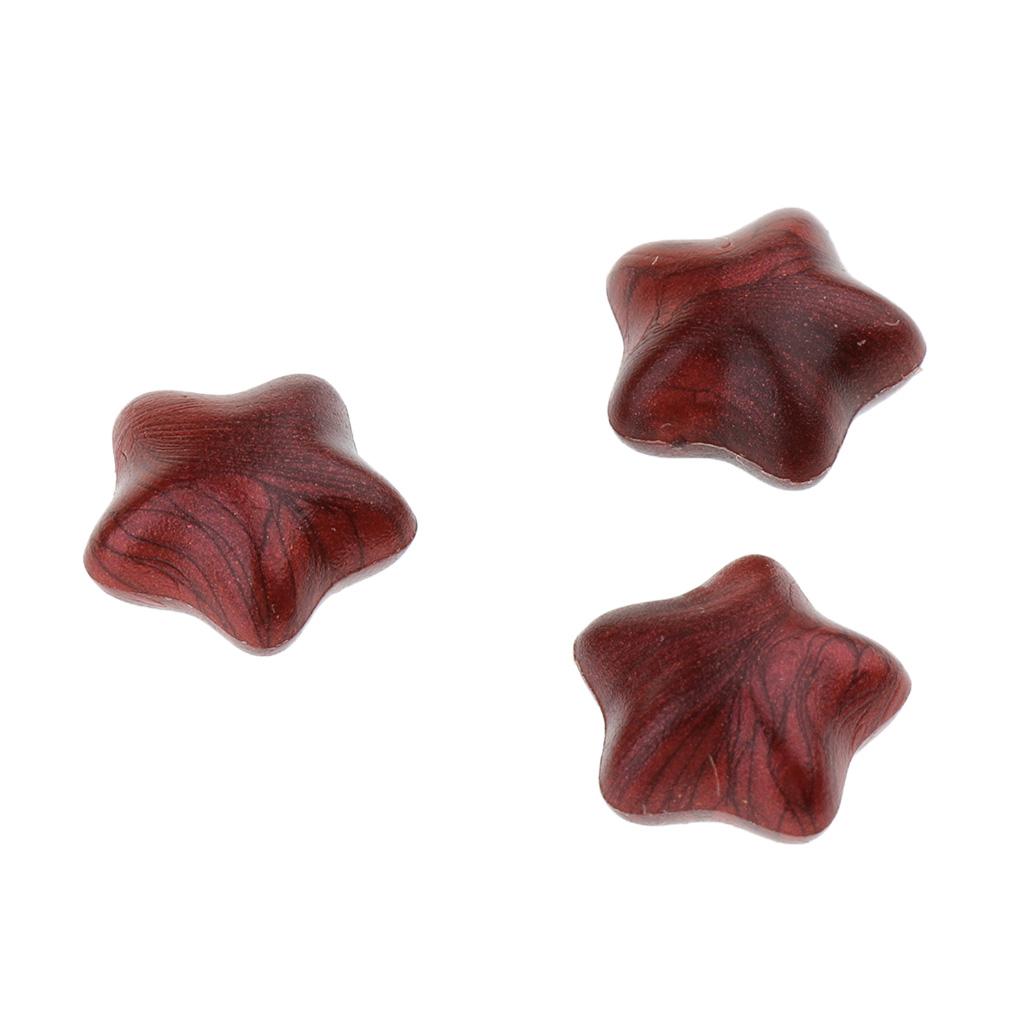 100 Pieces Star Shape Sealing Wax Beads for Stamp Envelope Seal DIY Wine Red