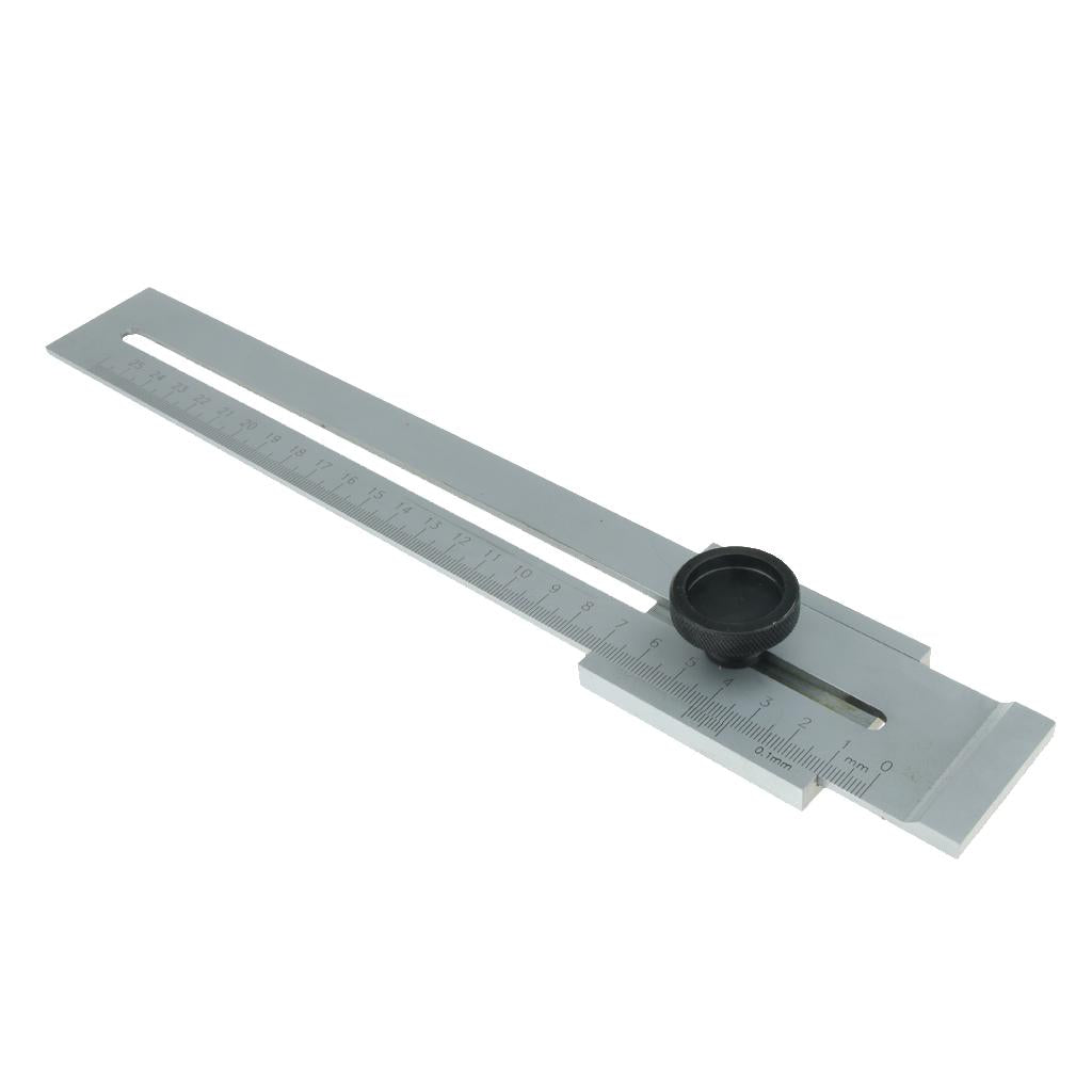 Stainless Steel Parallel Ruler Parallel Line Ruler Vernier Marking Gauge 0-250mm