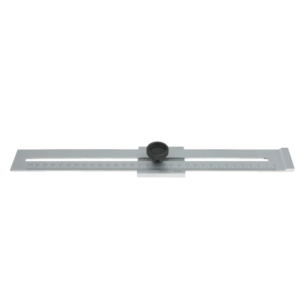 Stainless Steel Parallel Ruler Parallel Line Ruler Marking Gauge 0-300mm
