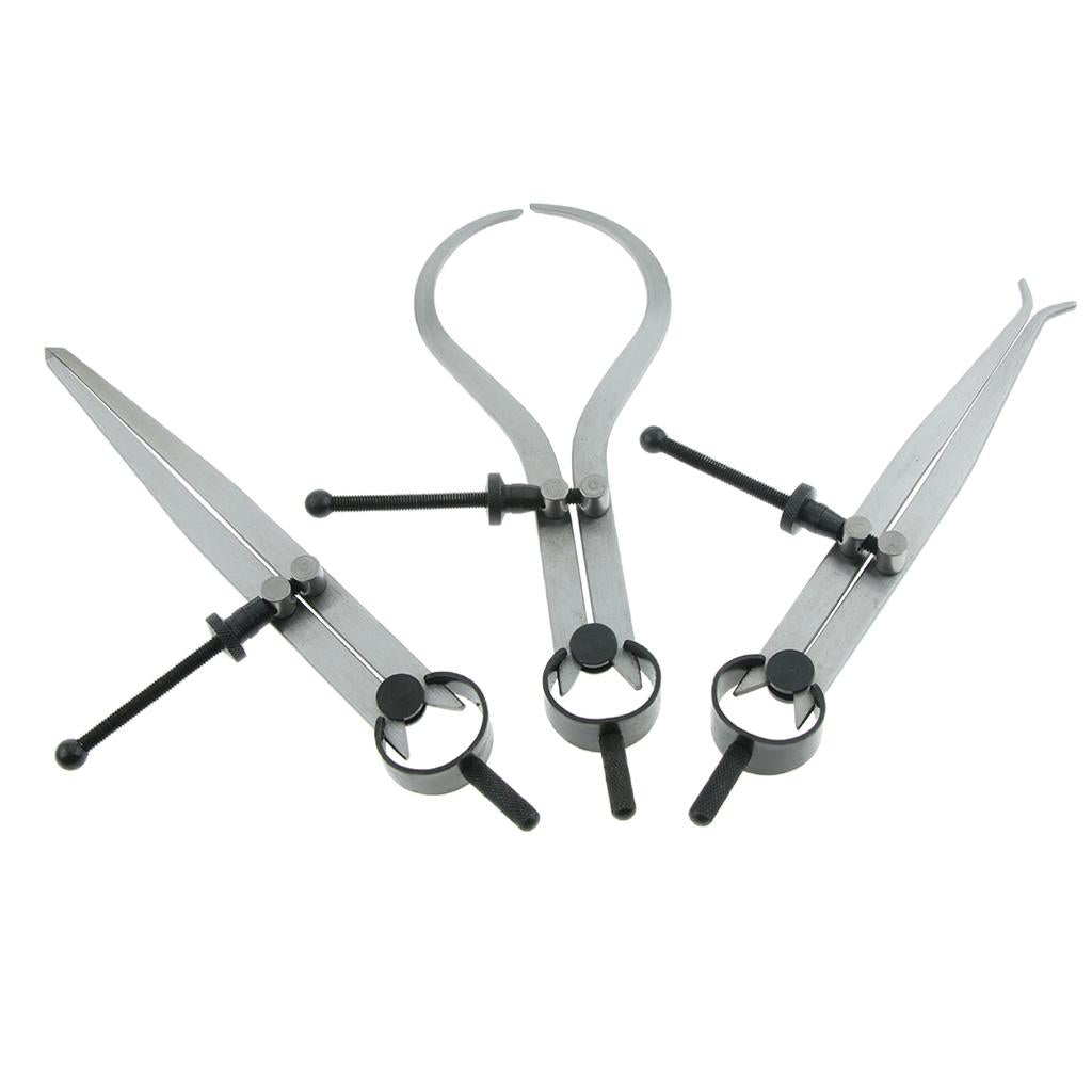 Precision Spring Outside Inside Joint Calipers & Dividers Set 6 Inch 150mm