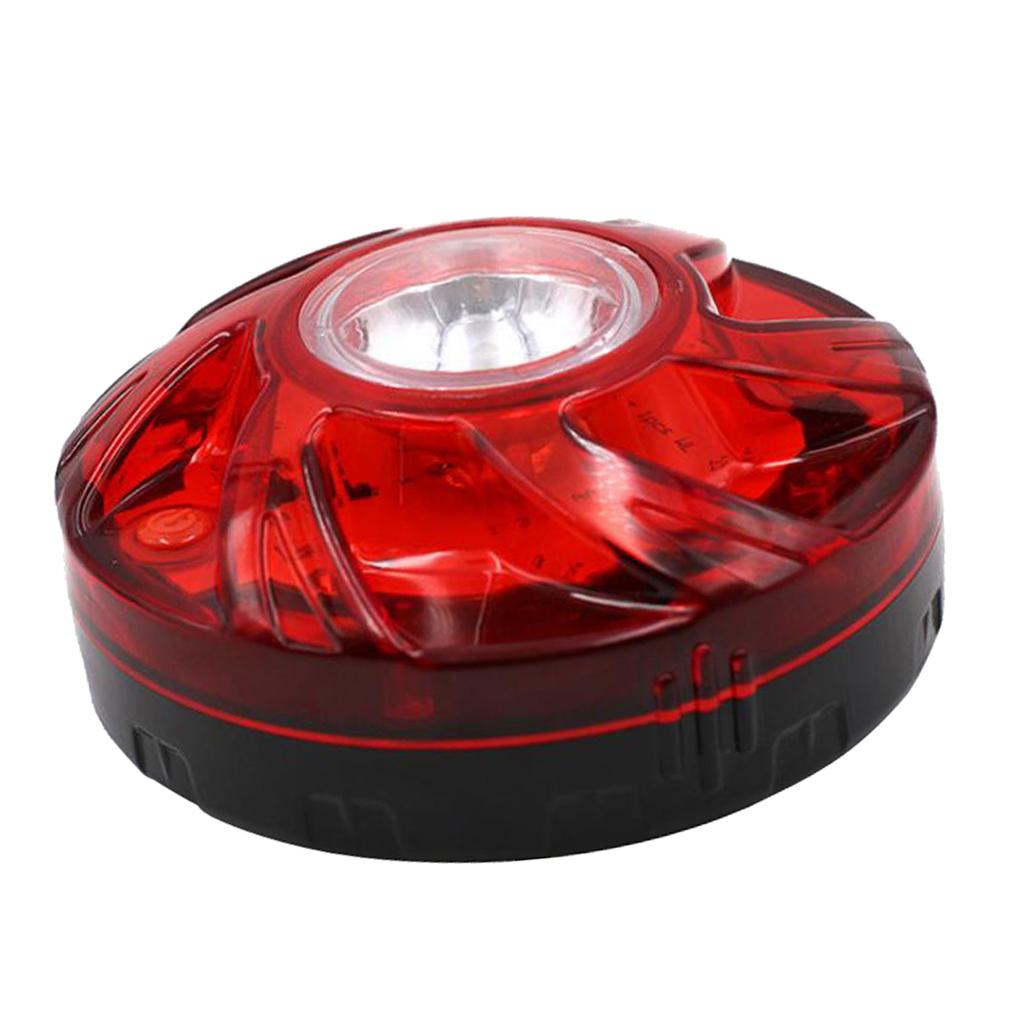 Roadside Flashing Flares Safety Warning Light Emergency LED Strobe Light Red