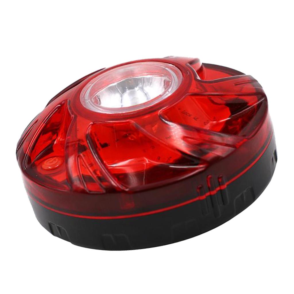 Roadside Flashing Flares Safety Warning Light Emergency LED Strobe Light Red