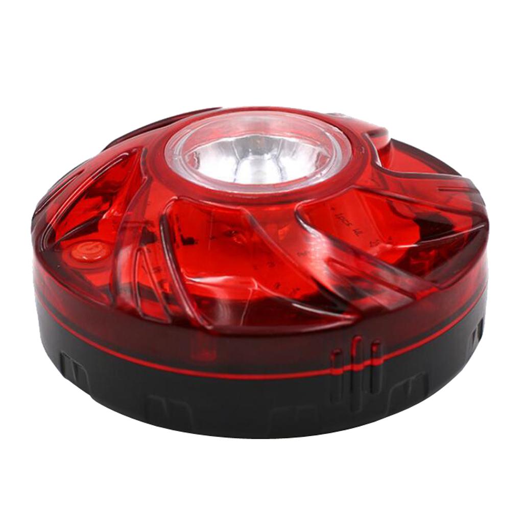 Roadside Flashing Flares Safety Warning Light Emergency LED Strobe Light Red