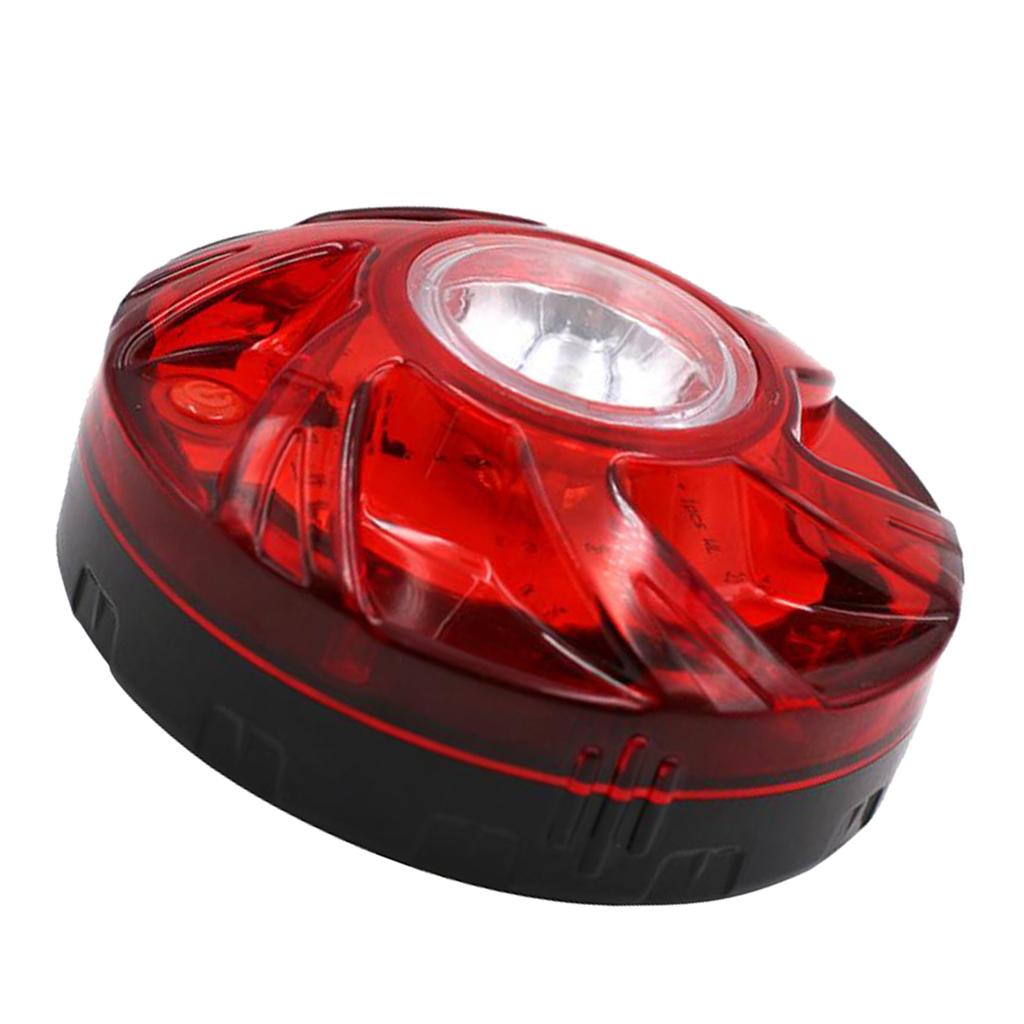 Roadside Flashing Flares Safety Warning Light Emergency LED Strobe Light Red