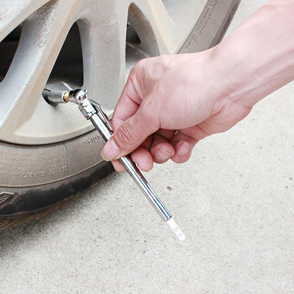 Truck Auto Vehicle Car Tyre Tire Pressure Gauge Test Meter Pen Style 0-50PSI