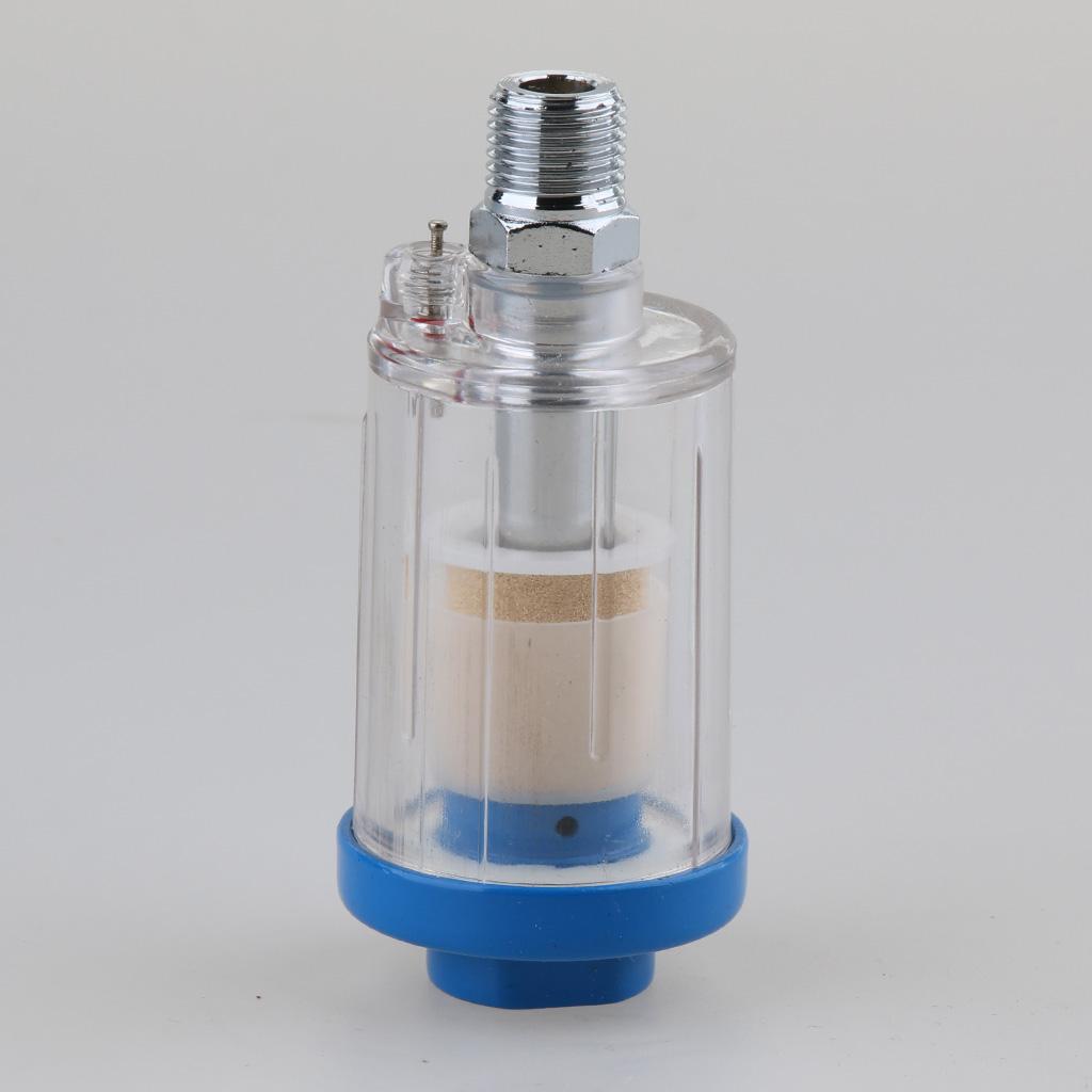 Mini Air Oil Water Separator Filter For Compressor Spray Paint Gun Tool 1/4