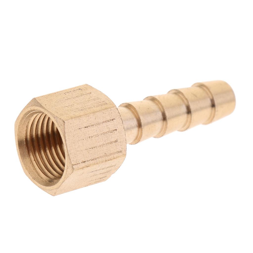 Brass Female Hose Fitting, Connector Coupler Adapter Barb BSP 1