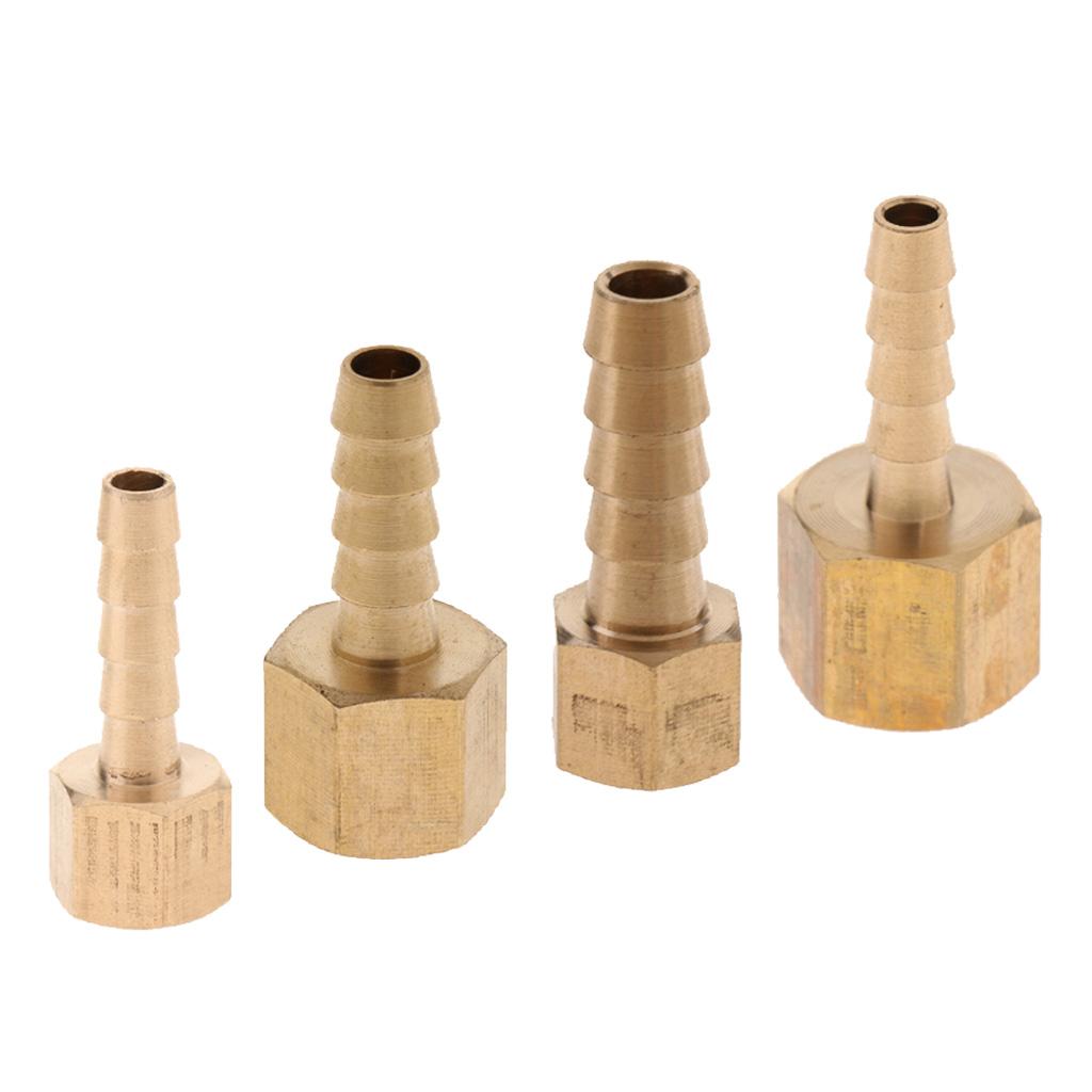 Brass Female Hose Fitting, Connector Coupler Adapter Barb BSP 1